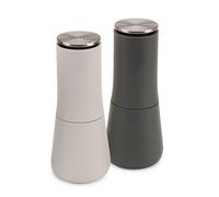 Joseph Joseph Milltop NonSpill Salt and Pepper Mill Set Refillable with Cer