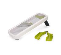 Joseph Joseph Multi-Grip Kitchen Mandoline, Adjustable Fruit and Vegetable Slicer, 3-Slice & 2-Julienne thickness, with precision food grip, White