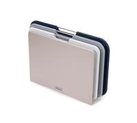 Joseph Joseph Nest 3-Piece Chopping Board Set with Storage Stand, Grey
