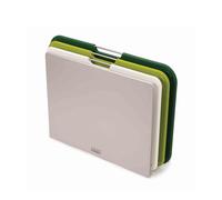 Joseph Joseph Nest Large 3-Piece Chopping Board Set with Storage Stand, Green