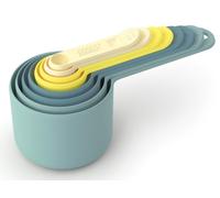 Joseph Joseph Nest Measure 8 Piece Measuring Cup Set Compact Green Opal