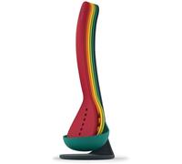 Joseph Joseph Nest 5 piece Utensils set with magnetic storage stand, compact kitchen organisation, dishwasher safe - Multicolour