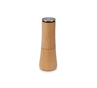 Joseph Joseph Milltop Pepper Mill - Non-Spill Refillable Ceramic Grinding Wooden