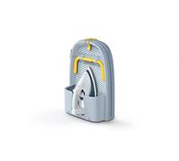 Joseph Joseph Pocket Folding Ironing Board - Space-Saving, Wall-Mountable with Iron Storage, 33x90 cm, Grey/Yellow