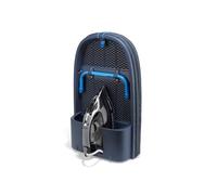 Joseph Joseph Pocket Max Plus Portable Folding Tabletop Ironing Board, Black/Blue, 110 cm Surface, Integrated Iron Storage