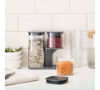 Joseph Joseph Podium 3 Piece Storage Container Set Grey Stand
