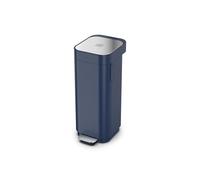 Joseph Joseph Porta - 40L Easy-empty pedal bin with easy-access door, fingerprint-proof- Midnight Blue