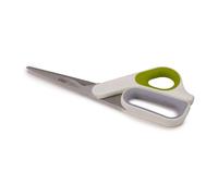 Joseph Joseph PowerGrip - Kitchen Scissors with Integrated Thumb Grip and herb stripper, White/Green, 4