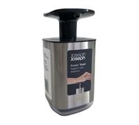 Joseph Joseph Hygienic Easy-Push Soap Dispenser with Wide Pump, Stainless Steel,