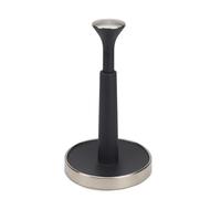 Joseph Joseph Push & Tear kitchen Roll Holder for Easy Tearing Off (maximum height of the kitchen roll of 24cm), Grey