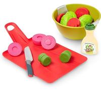 Joseph Joseph Salad. Toy Salad Preparation Set For Children Aged 2+. With Chop2Pot Cutting Mat & Sound Effect Salad Dressing