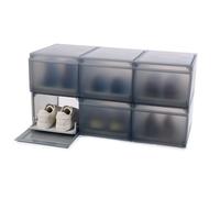 Joseph Joseph ShoeCase Premium Shoe & Sneaker Storage Box Organizer with Slide-Out Shoe Tray 6 Pack