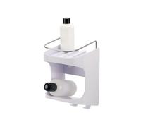 Joseph Joseph Capsule Compact 2-tier Shower Shelf, no drilling, bathroom rack organiser for shampoo - White