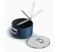 Joseph Joseph Space 23cm Saucepan & Lid Blue Folding Handle - 45039