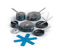 Joseph Joseph Space 6pc Non-Stick Cookware Set, Folding Stainless Steel Handles, Space-Saving Induction Pot & Pan Set