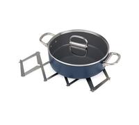 Joseph Joseph Space Folding Expandable Trivet For Hot Pots And Pans, Expanding Nonslip Stand, Heat Resistant Mat For Kitchen Worktop - Stainless Steel, Silver