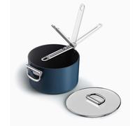 Joseph Joseph Space Folding Handle Ceramic Non-stick 23cm Blue Saucepan & Lid - 45039