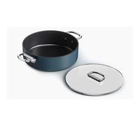 Joseph Joseph Space Folding Handle Ceramic Non-stick 28cm Blue Shallow Casserole Pan & Lid - 45046