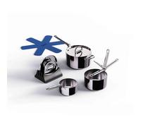 Joseph Joseph Space Steel 3-Piece Saucepan Set with Folding Handles - 1000031