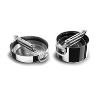 Joseph Joseph Space Steel 5-Piece Stainless-Steel cookware Set with Folding Handles