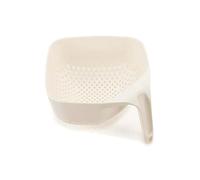 Joseph Joseph Square Colander, Drainer, Food Strainer, Heat Resistant and Dishwasher Safe - White