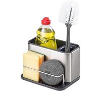 Joseph Joseph Surface Stainless-Steel Caddy Sink Area Organiser, Sponge Holder - Silver