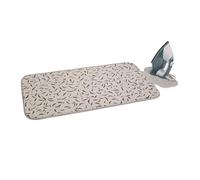 Joseph Joseph Swift Folding Ironing Mat, Silicone Iron Rest, Heat/Steam Resistant, Non-Slip, Hanging Loop, Compact Storage, 90x47 cm, Ecru Scatter