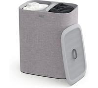 Joseph Joseph Tota 100L Dual Compartment Laundry Basket with Tote Bags Grey