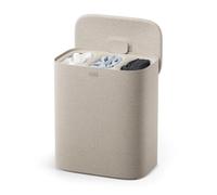 Joseph Joseph Tota 2 Trio 90L 3-Compartment Laundry Basket Pale Mushroom