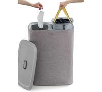 Joseph Joseph Tota 90-Litre Laundry Separation Basket - Grey Carbon