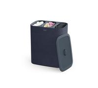 Joseph Joseph Tota Trio 90-litre Laundry Separation Basket with lid, 3 Removable Washing Bags with Handles - Black