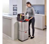 Joseph Joseph Totem Max Stainless Steel Bin Waste Separation & Recycling Unit