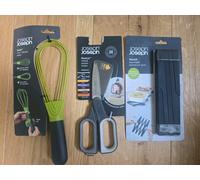 Joseph Joseph Twist 2 In 1 Silicone Whisk & PlusCut Scissors & Stretch Pot Stand