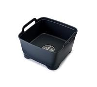 Joseph Joseph - Wash&Drain, Dishwashing bowl with straining plug, anthracite-grey