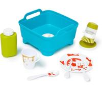 Joseph Joseph Wash & Scrub | Washing Up Set For Children Aged 3+ | Includes Colour-Changing Cutlery and Crockery For Realistic Play!