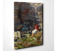 Joseph Kleitsch Enchantment Canvas Print | Gallery Wrapped 30mm Frame Wall Art | 30x20 inches | Ready to Hang | Modern Picture | Living Room Bedroom Lounge Office