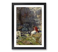 Joseph Kleitsch Enchantment Framed Print | A2 Oak Framed Wall Art | Ready to Hang | Modern Nature Picture | Living Room Bedroom Lounge Office