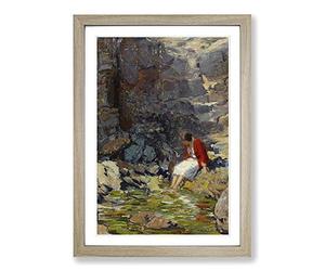 Joseph Kleitsch Enchantment Framed Print | A2 Oak Framed Wall Art | Ready to Hang | Modern Nature Picture | Living Room Bedroom Lounge Office