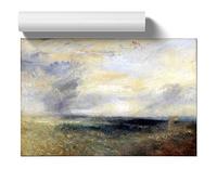 Joseph Mallord William Turner Margate from the Sea | Unframed Wall Art Print | Ready to Frame Poster | Modern Home Decor Picture | Artwork for Living Room or Office | A3 (29.7x42 cm)