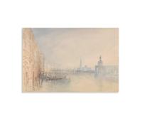 Joseph Mallord William Turner World Masterpieces Mouth of The Grand Canal Poster Artworks Picture Print Wall Art Painting Canvas Decor Home Decorative 16x24inch(40x60cm)