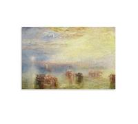 Joseph Mallord William Turner's Into Venice Poster Canvas Painting Poster Wall Art Decorative Picture Prints Modern Decor 20x30inch(50x75cm)