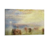 Joseph Mallord William Turner's Into Venice Poster Poster Cool Artworks Painting Wall Art Canvas Prints Hanging Picture Posters 12x18inch(30x45cm)