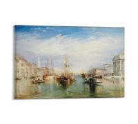 Joseph Mallord William Turner's Venice from The Portico of Santa Maria Artworks Picture Print Poster Wall Art Painting Canvas Decor Home Posters 16x24inch(40x60cm)