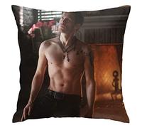 Joseph Morgan Pillow Covers Double Sided Plush Pillow Cases Dorm Decor for Bedroom Living Room 45cmx45cm