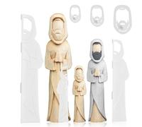 Joseph Nativity Wood Carving Stencil Set 3 Sizes 3D Printed Template Create Beautiful Wooden Joseph Figures, Make Wood Carving Easy and Simple The Ideal DIY Craft Tool for Beginners and hobbyists.