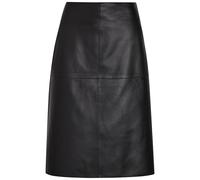 Joseph Niven Panelled Leather Midi Skirt - Black - 40 (UK12 / M)
