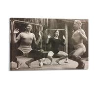 Joseph Pilates Body BasicsCanvas Wall Art, Aesthetic Poster Print for Bedroom & Home Decor, Modern Painting20x30inch(50x75cm)