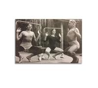Joseph Pilates Body BasicsCanvas Wall Art, Aesthetic Poster Print for Bedroom & Home Decor, Modern Painting16x24inch(40x60cm)