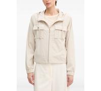 Joseph Ribkoff hooded flap-pocket jacket - Neutrals S-M-L-XL