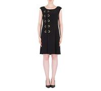 Joseph Ribkoff Sleeveless Lace-Up Sheath Dress Style 184007 Size 16